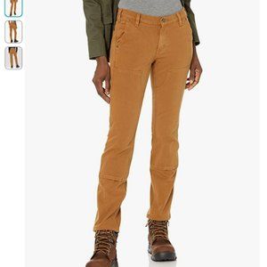 Carhartt Women's Rugged Flex Twill Work Pant, Brown, Size 8